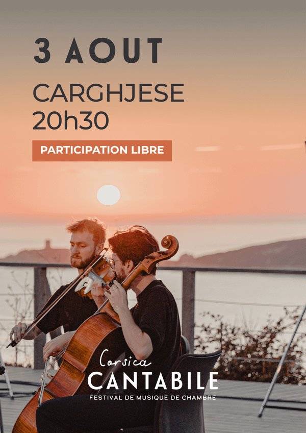 Célébration des 250 ans du village de Carghjese - Concert au coucher du soleil.