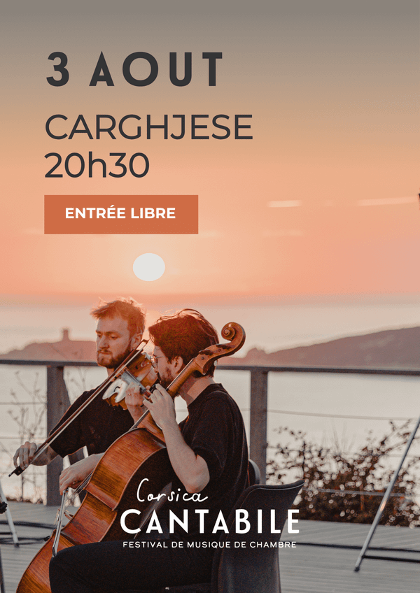 Célébration des 250 ans du village de Carghjese - Concert au coucher du soleil.