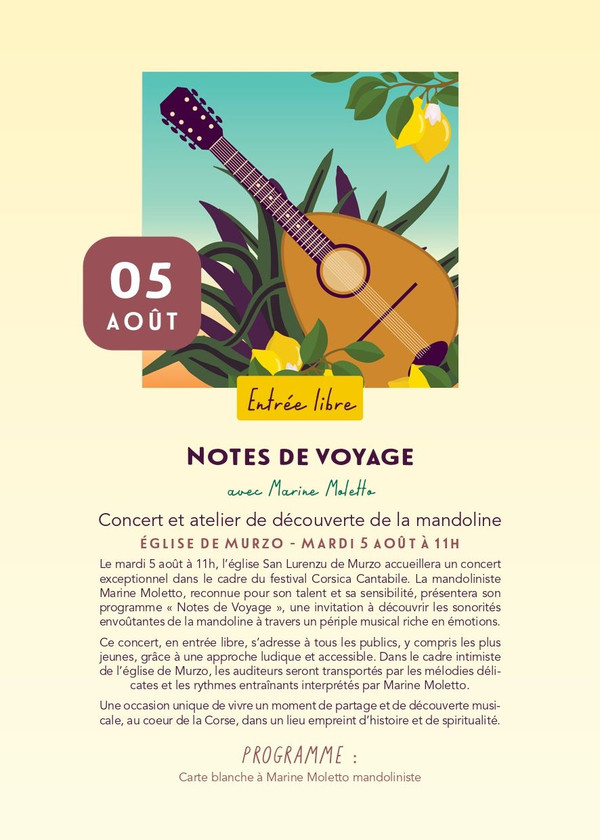 Notes de Voyage